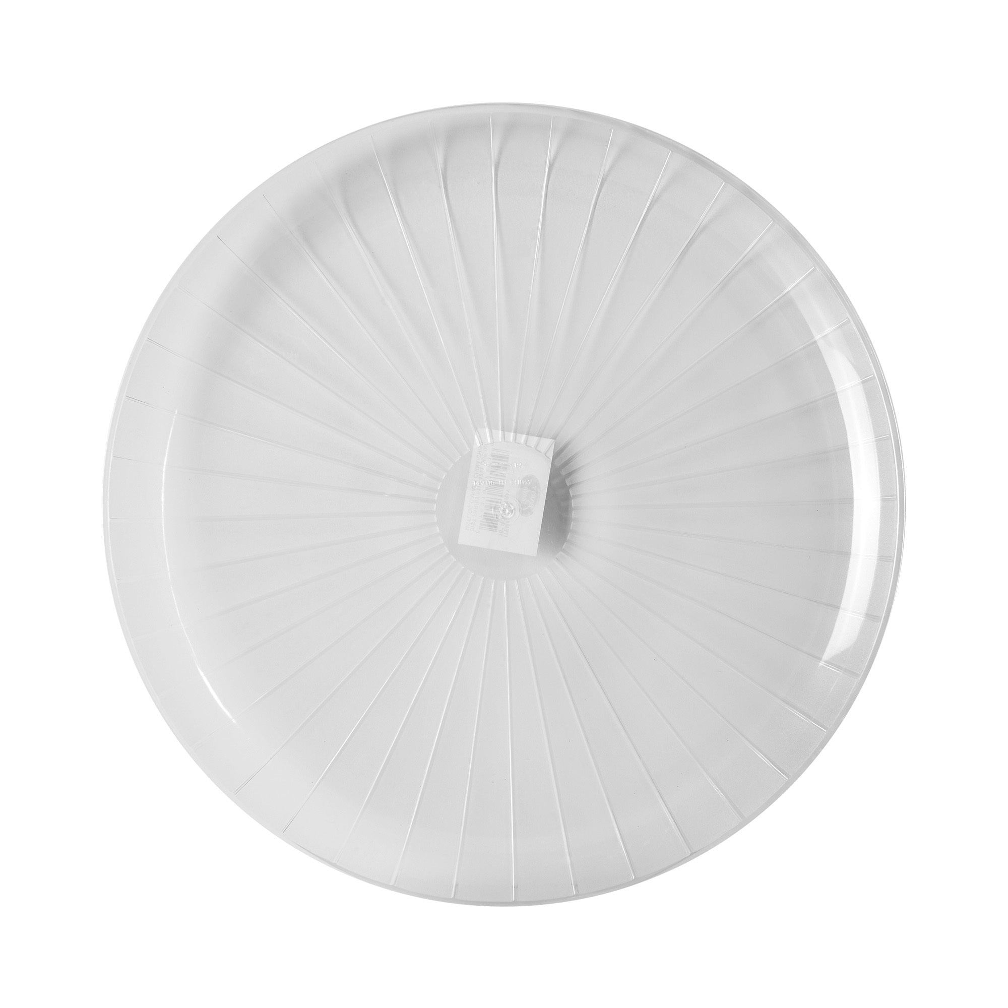 Premium Quality Clear 2 Tone Round Tray, 16 inches, 1 Count