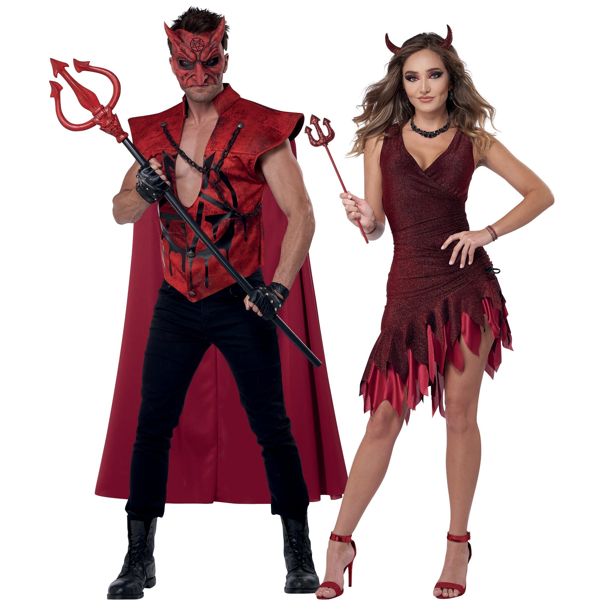 Angel and Devil Couple Costumes
