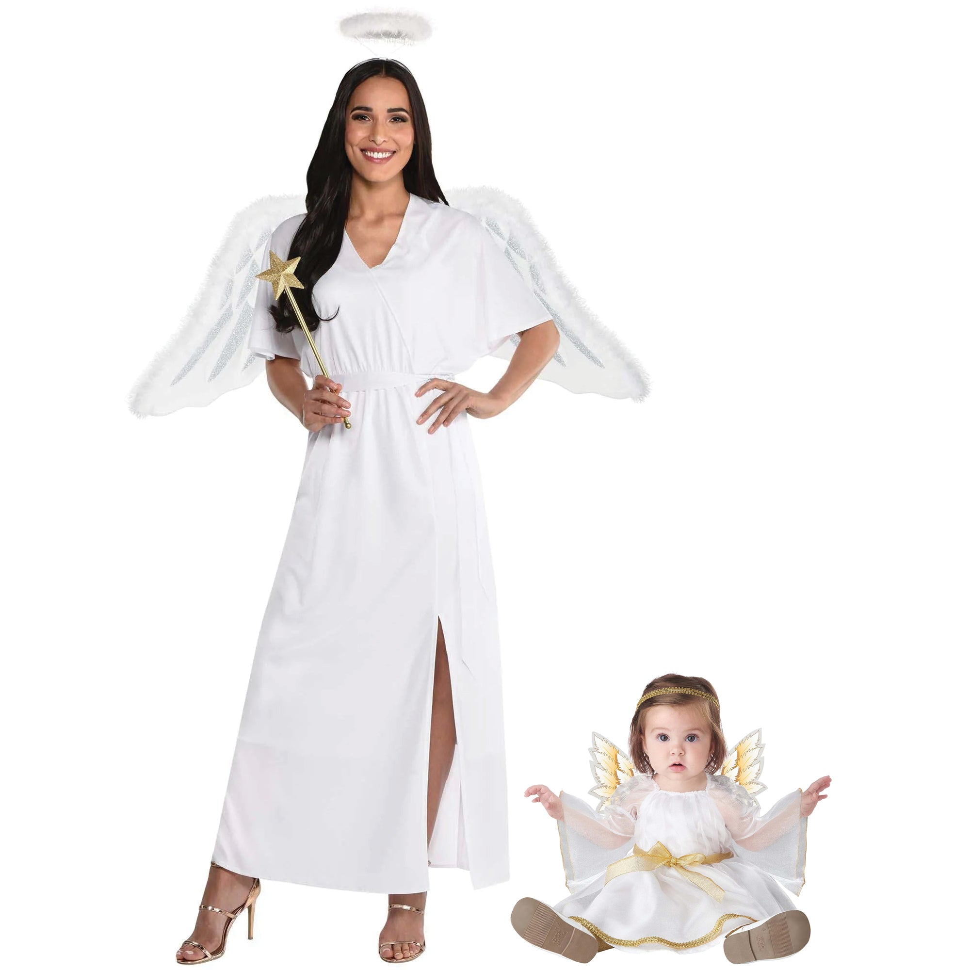 Mommy and Me Angel Costumes