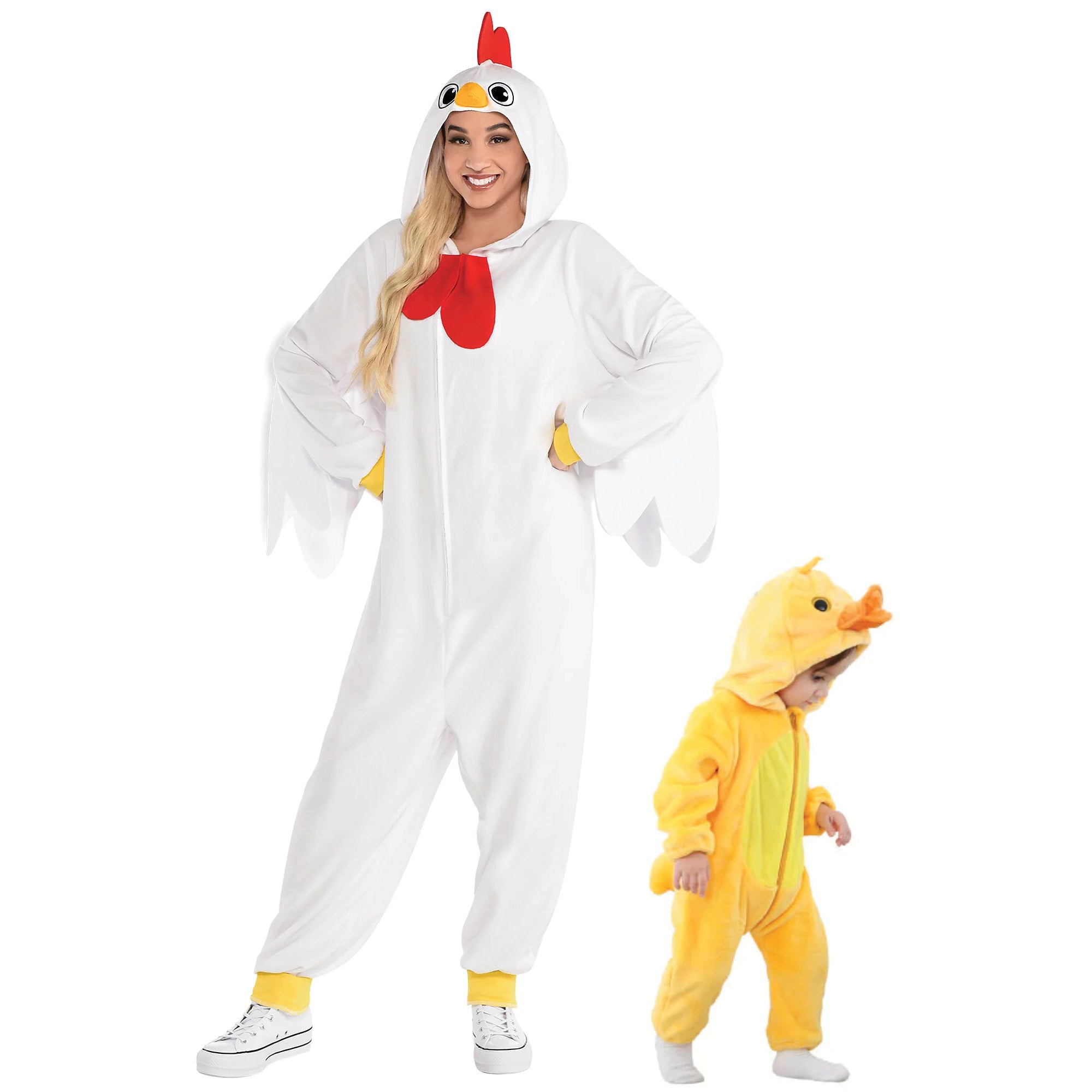 Mommy and Me Chicken Costumes