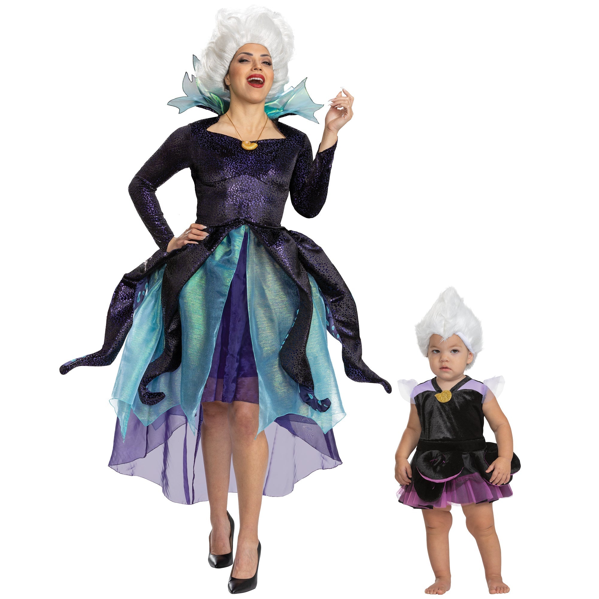 Mommy and Me Little Mermaid Ursula Costumes