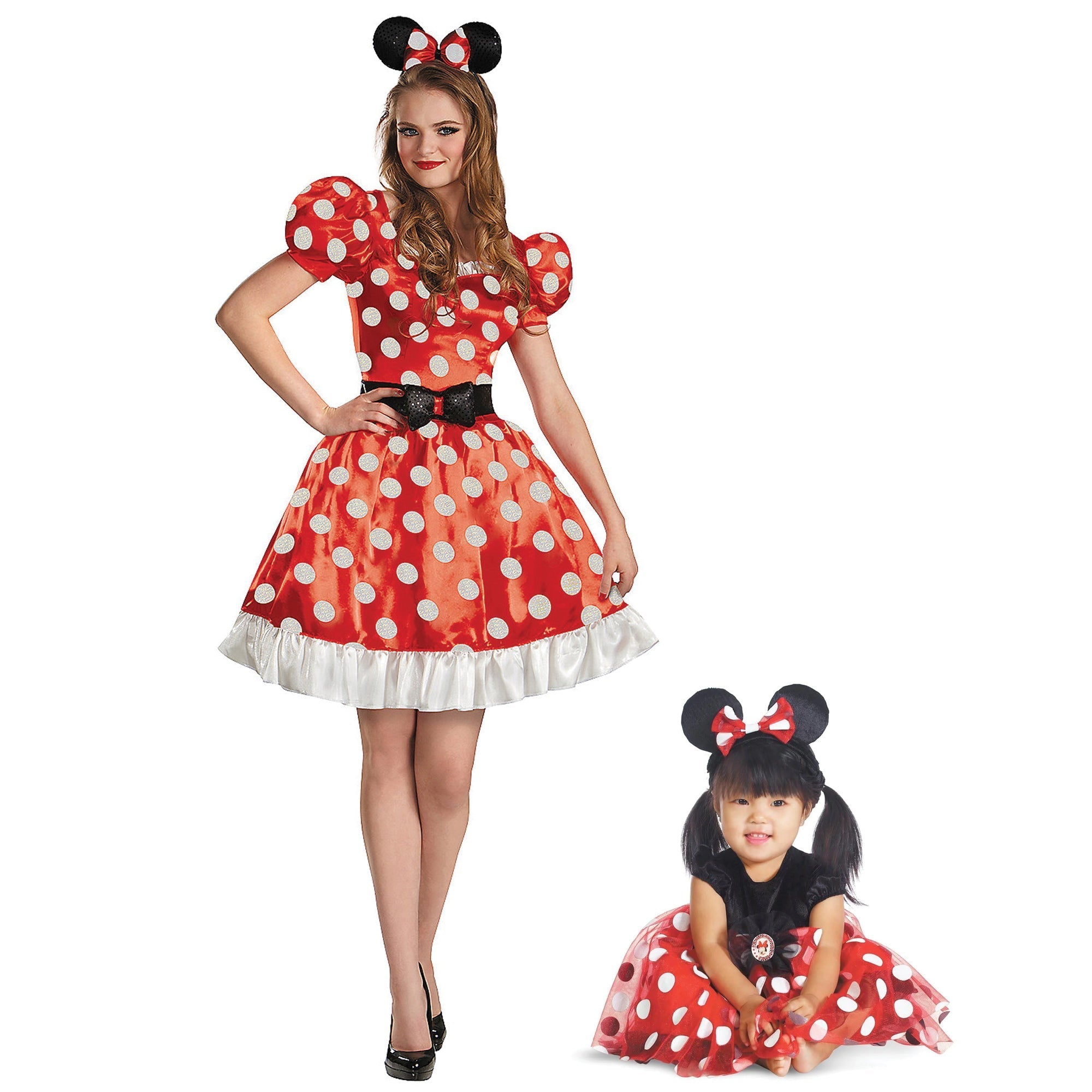 Mommy and Me Minnie Mouse Costumes