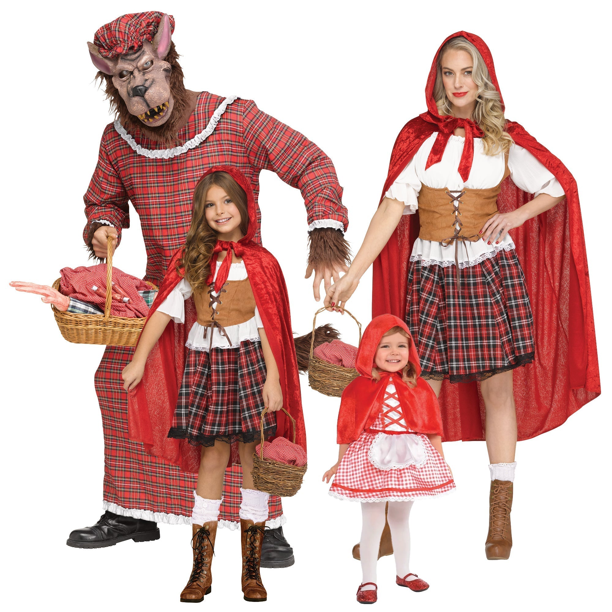 Red Riding Hood Family Costumes