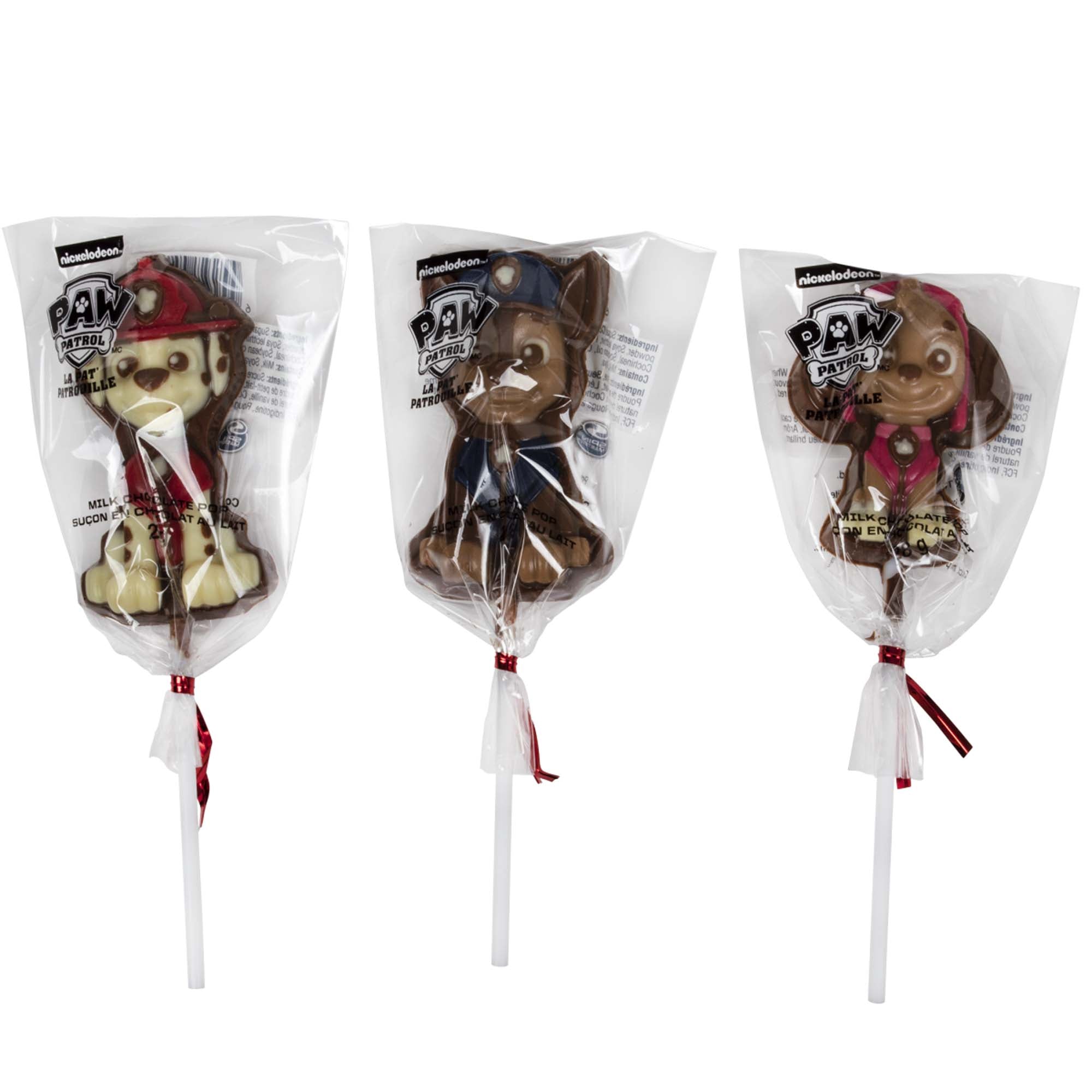 Paw Patrol Chocolate Pops, 28g, Assortment, 1 Count