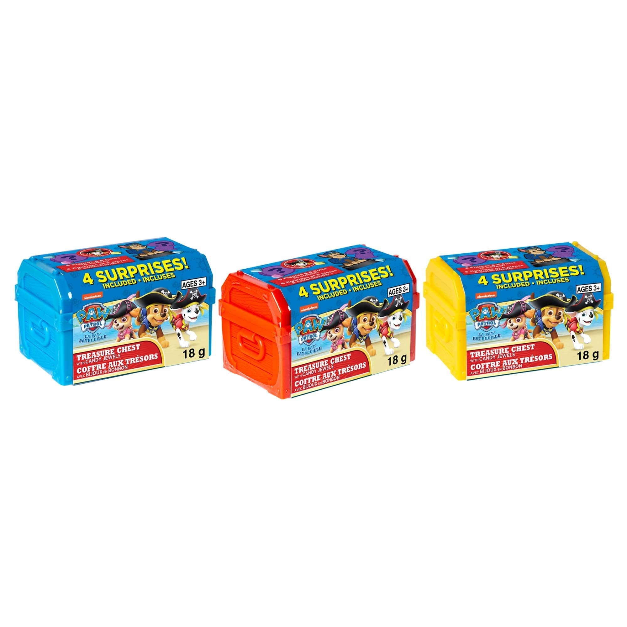 Paw Patrol Treasure Chest with Candy Jewels, 18 g, Assortment, 1 Count