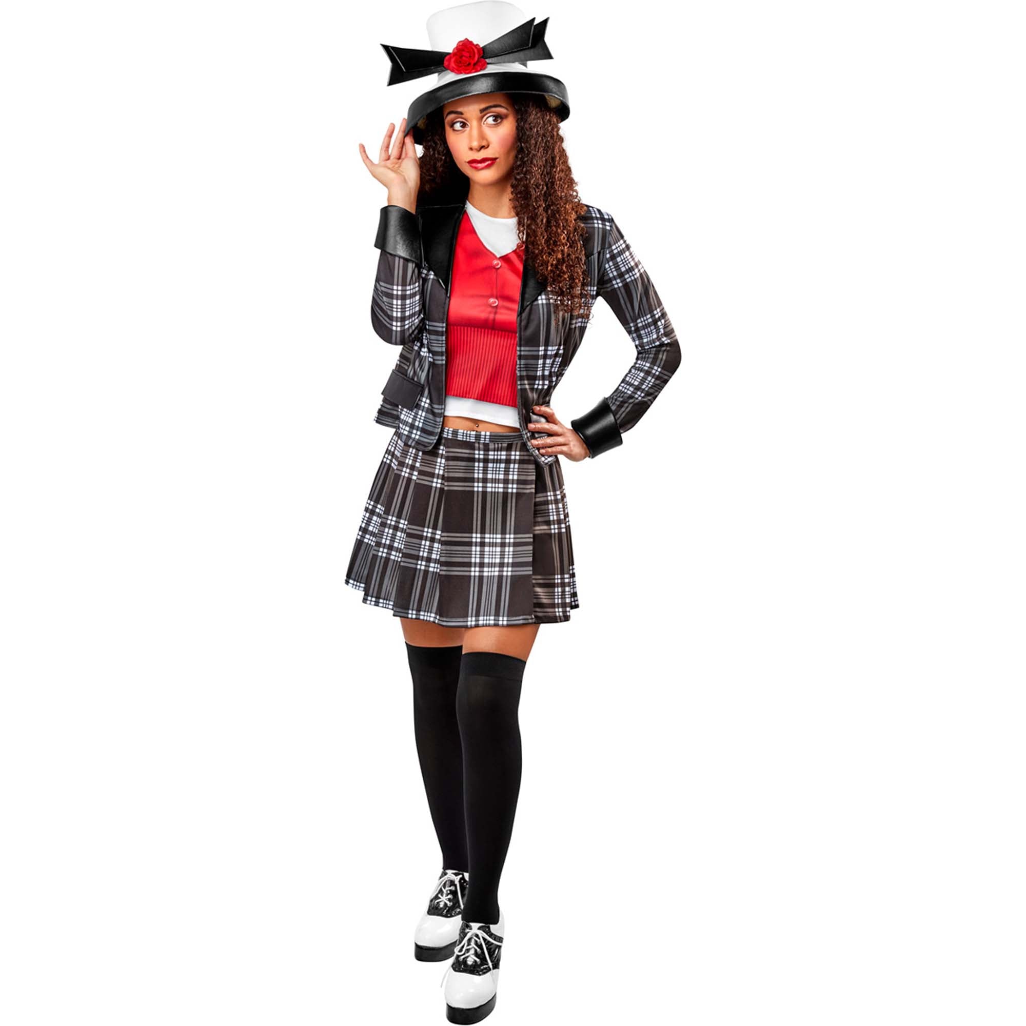 Clueless Dionne Costume for Adults, Black Jacket and Skirt