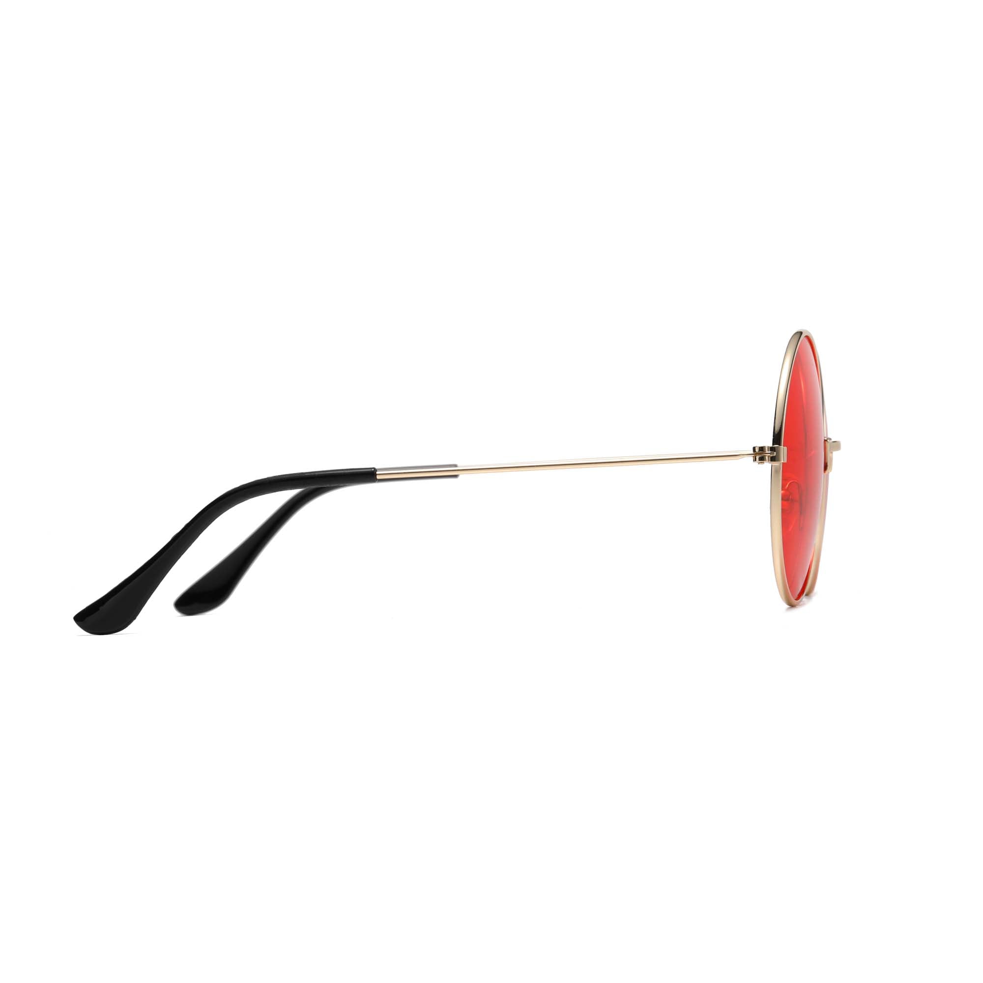 Red Hippie Round Glasses for Adults