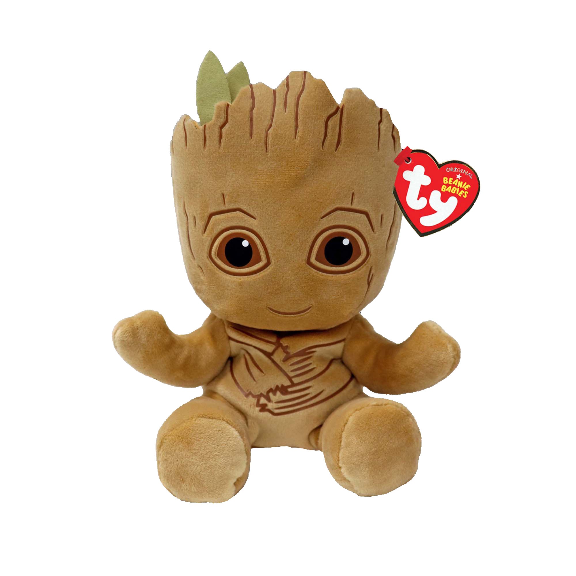 TY Marvel Soft Plush, Groot, 8 Inches, 1 Count