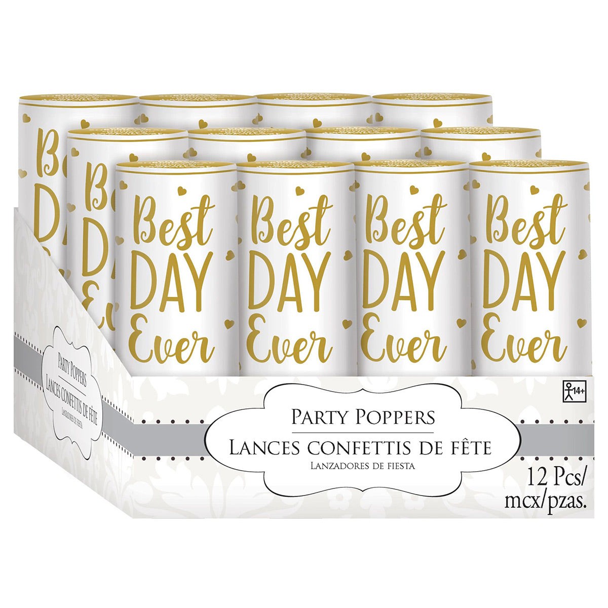 Bridal Shower Party Poppers, Luxurious Shower Collection