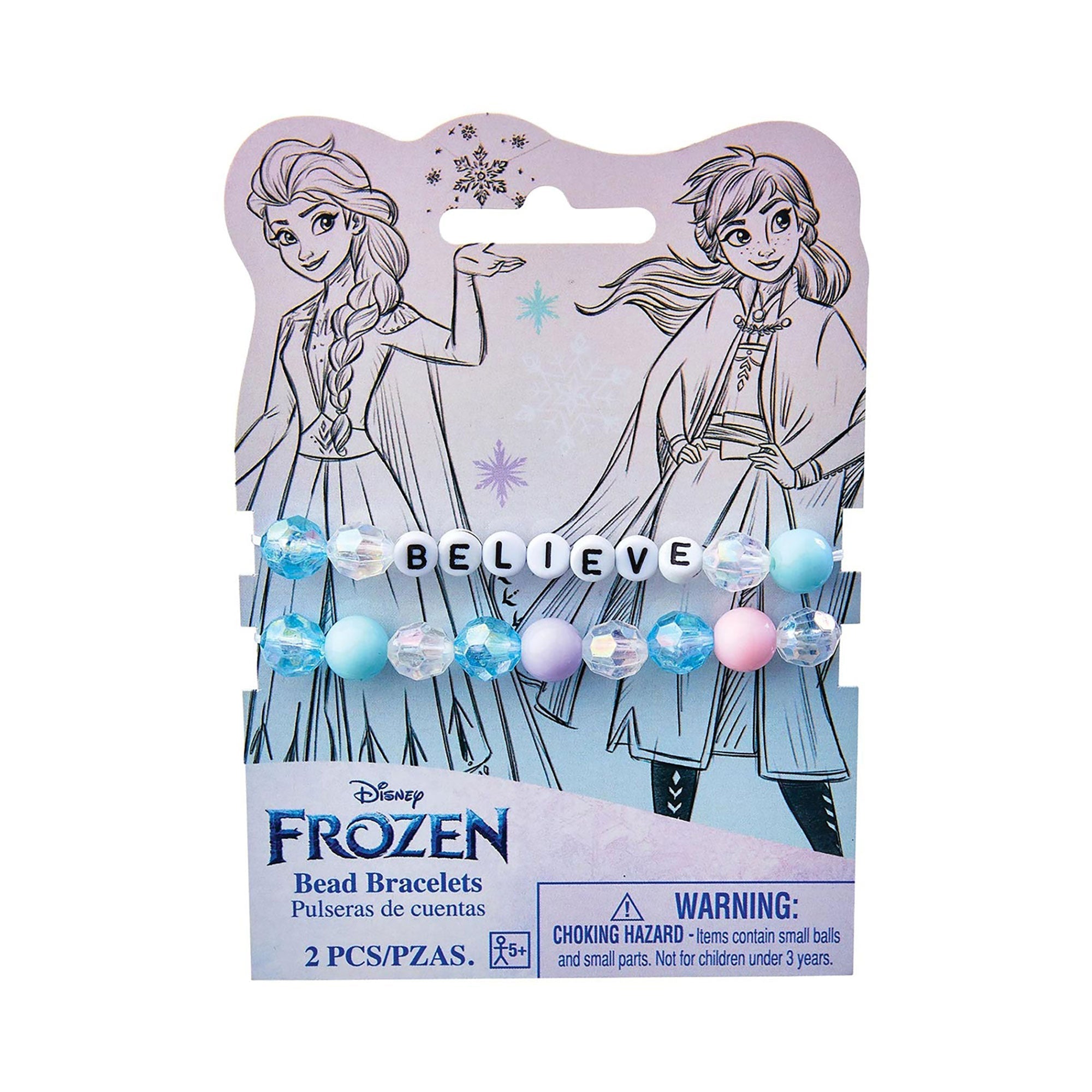 Disney Frozen Beads Bracelets, 3,7 Inches, 2 Count