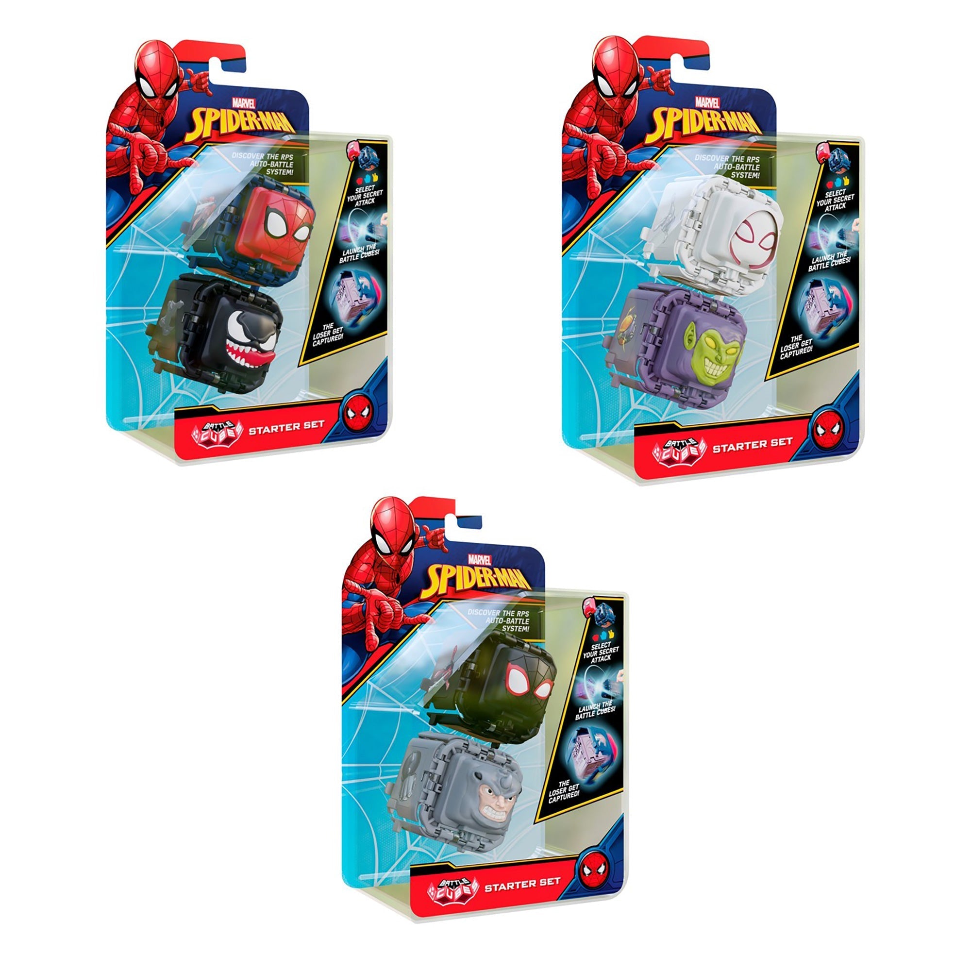 Marvel Spider-Man Battle Cubes, Assortment, 1 Count