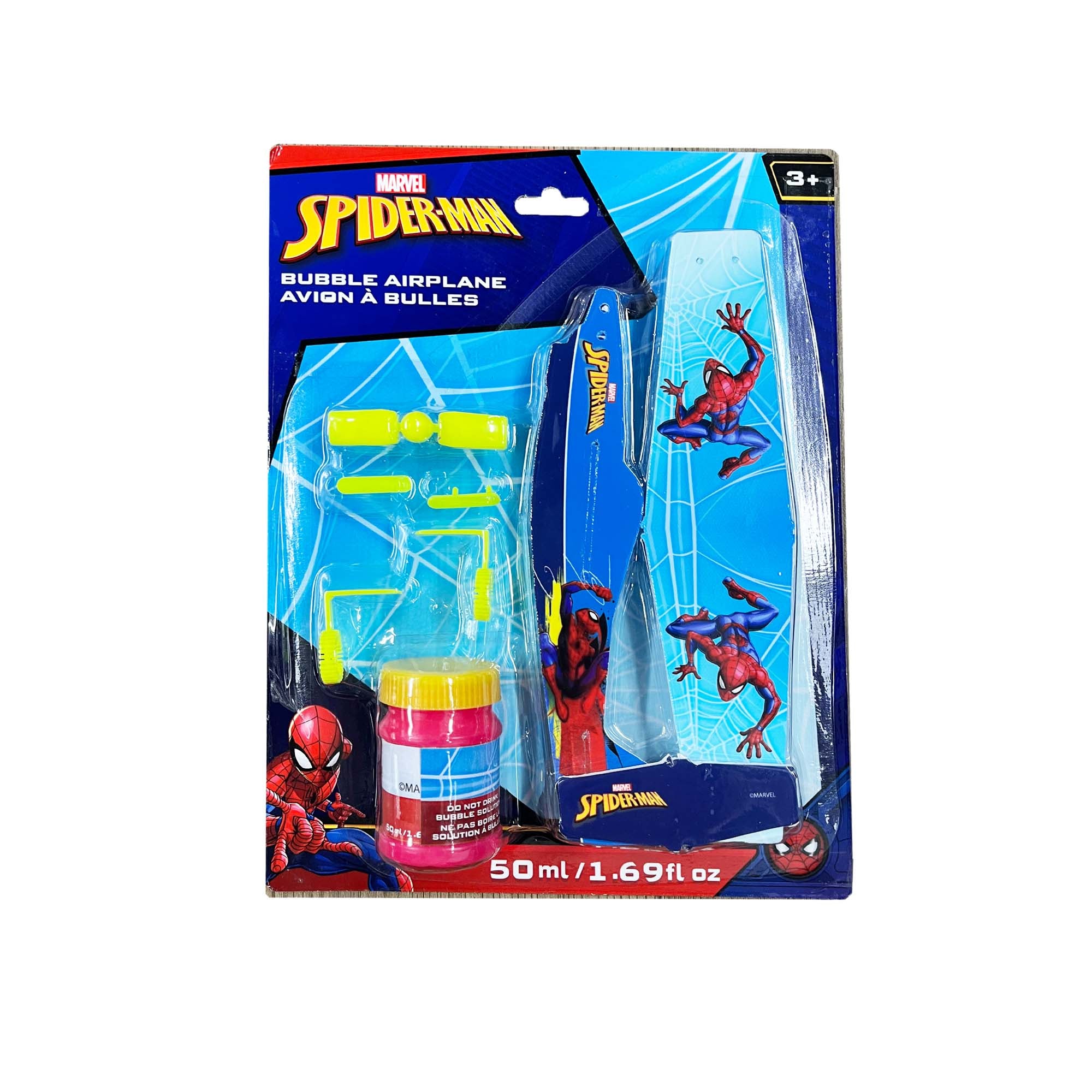 Marvel Spider-Man Bubble Airplane, 50 ml, 1 Count