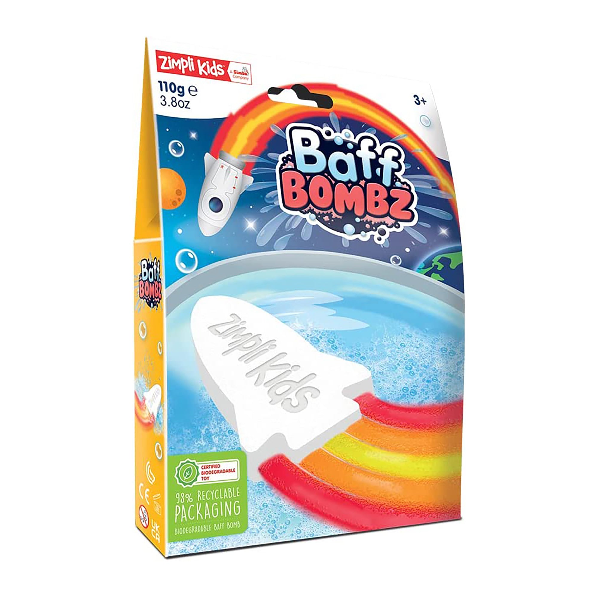 Rocket Baff Bombz Bath Bomb, 110g, 1 Count