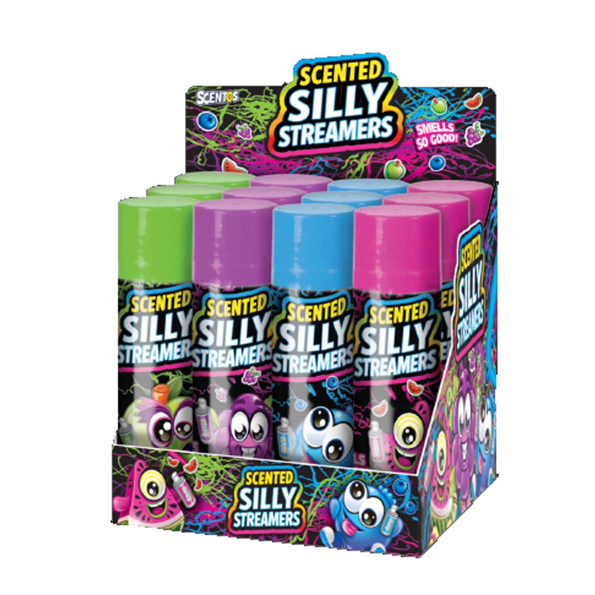 Scentos Scented Silly Strings, 3 Oz, Assortment, 1 Count