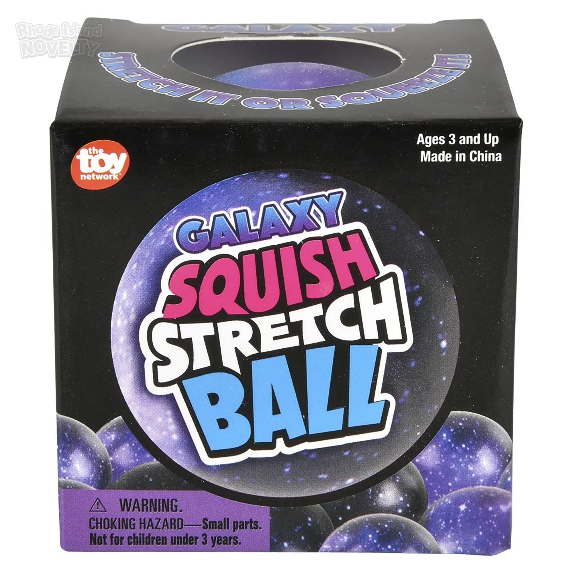 Squish and Stretch Galaxy Gummi Ball, 2.5 Inches, 1 Count