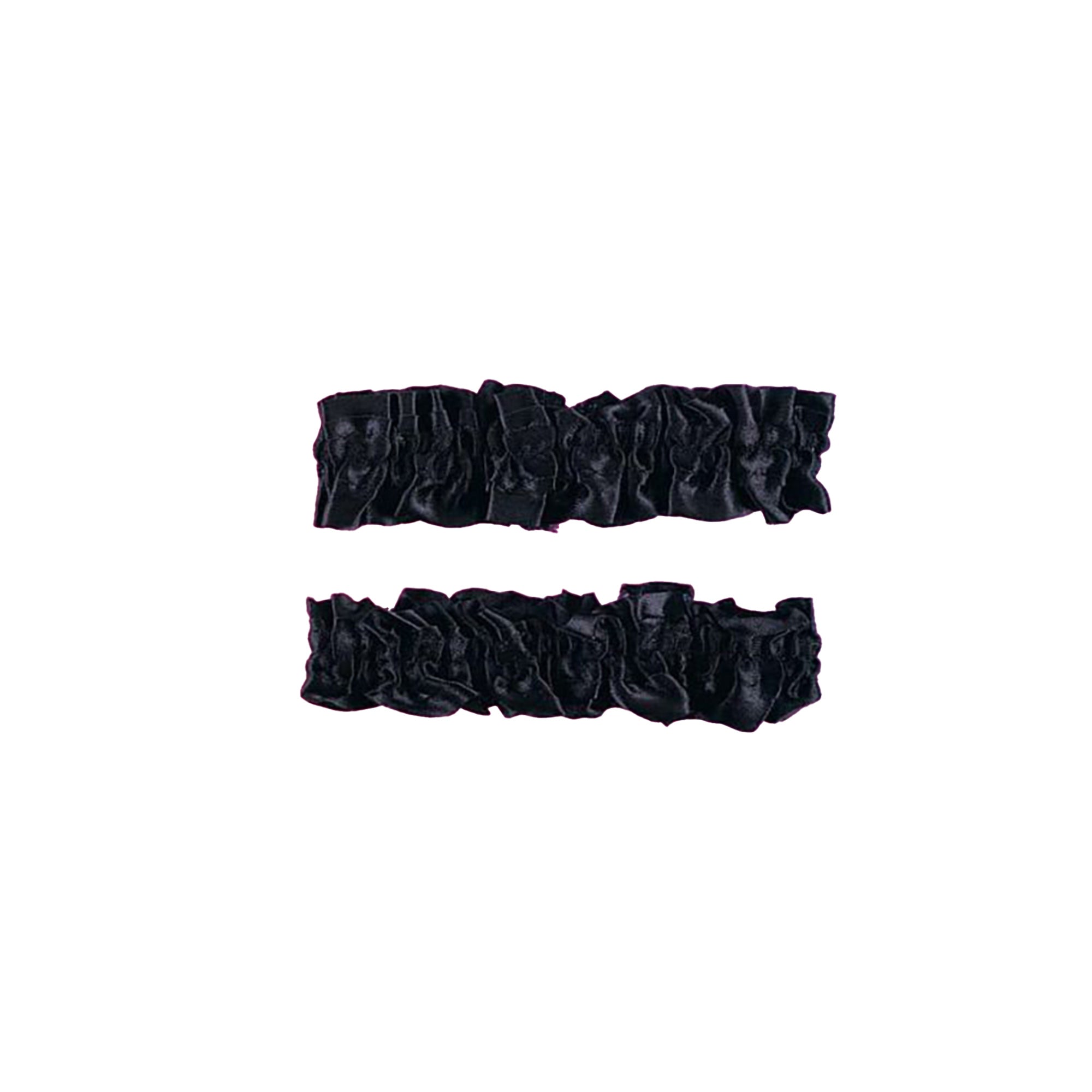 Black Garter Armbands, 2 Count