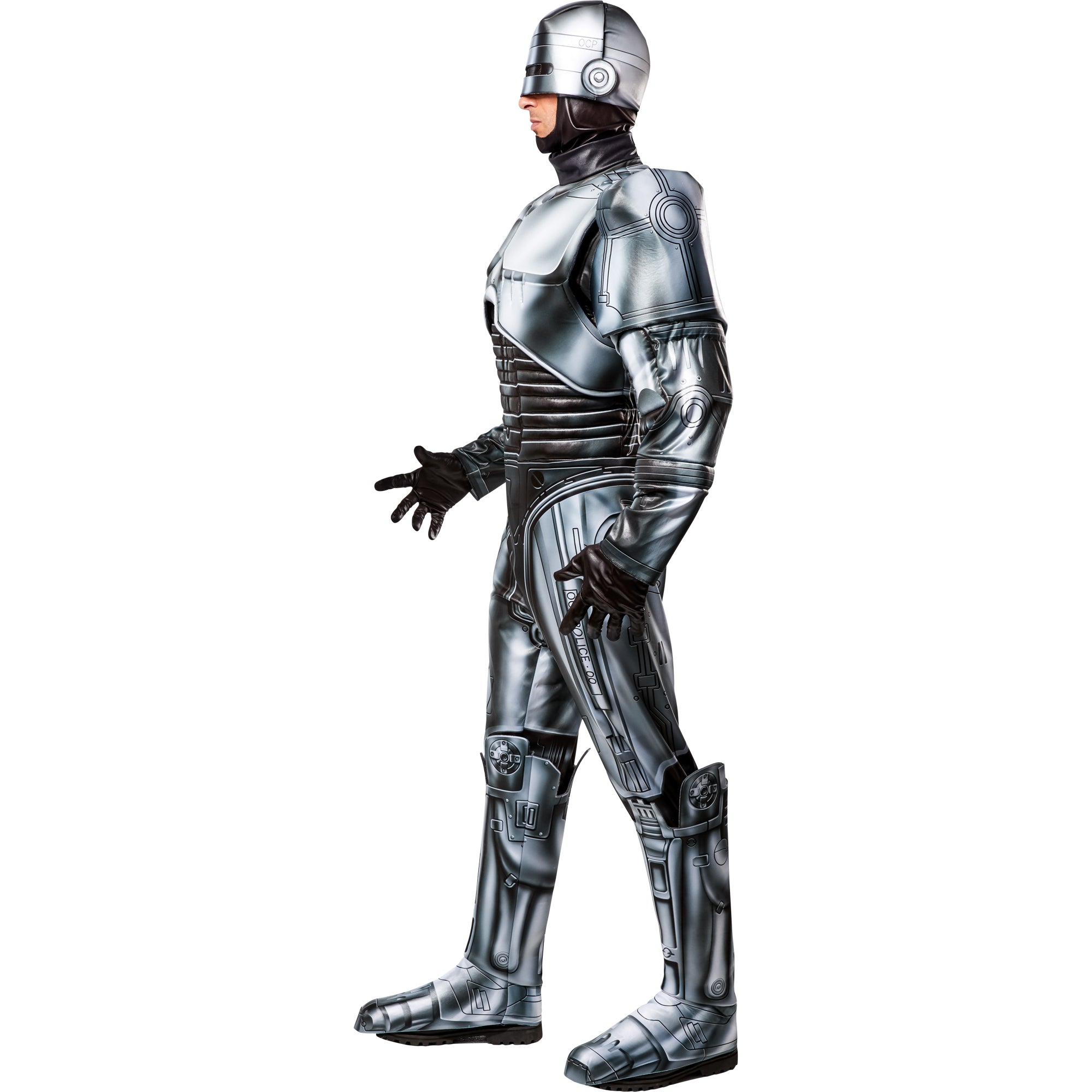 Robocop Deluxe Costume for Adults, Grey Jumpsuit