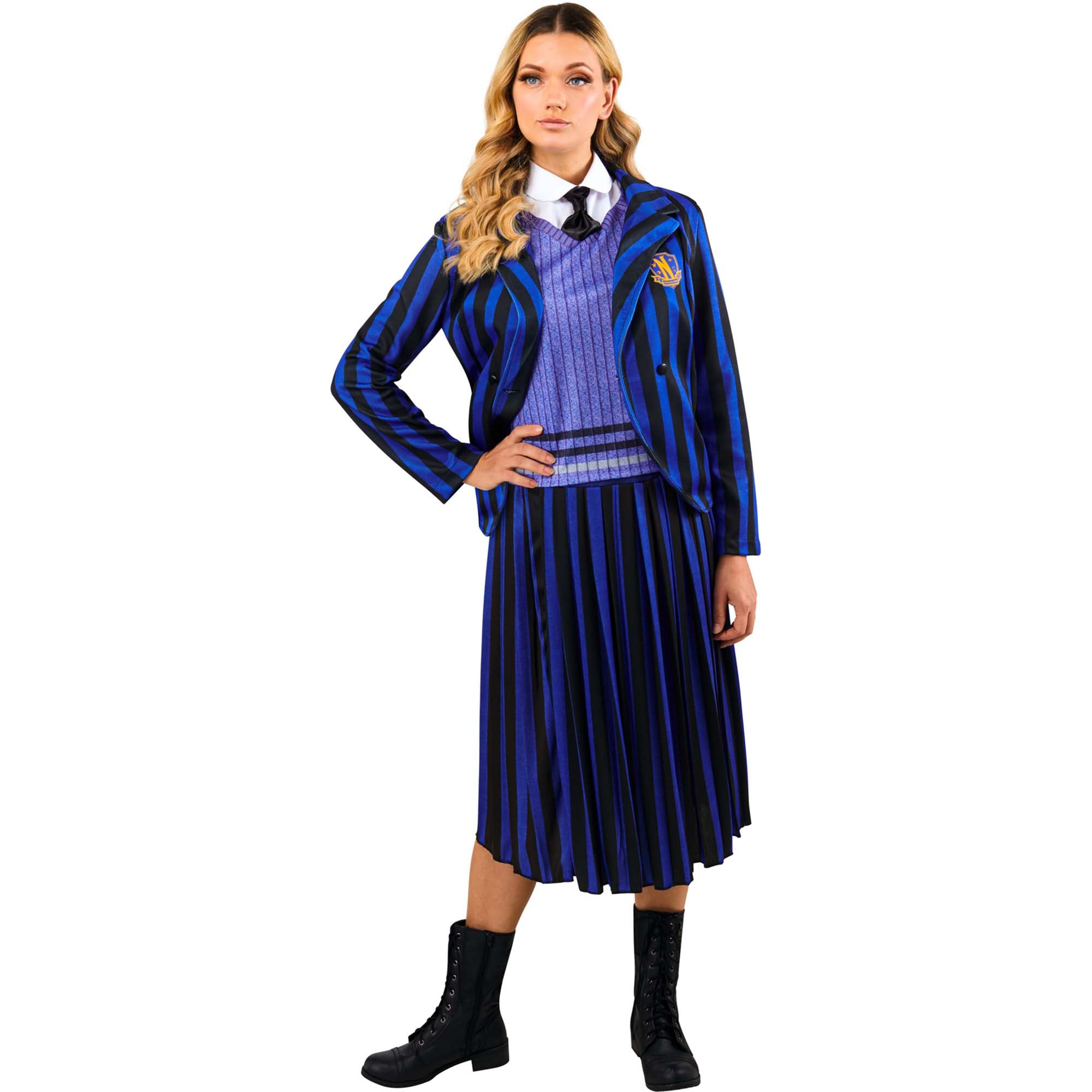 Wednesday Academy Uniform Costume for Adults