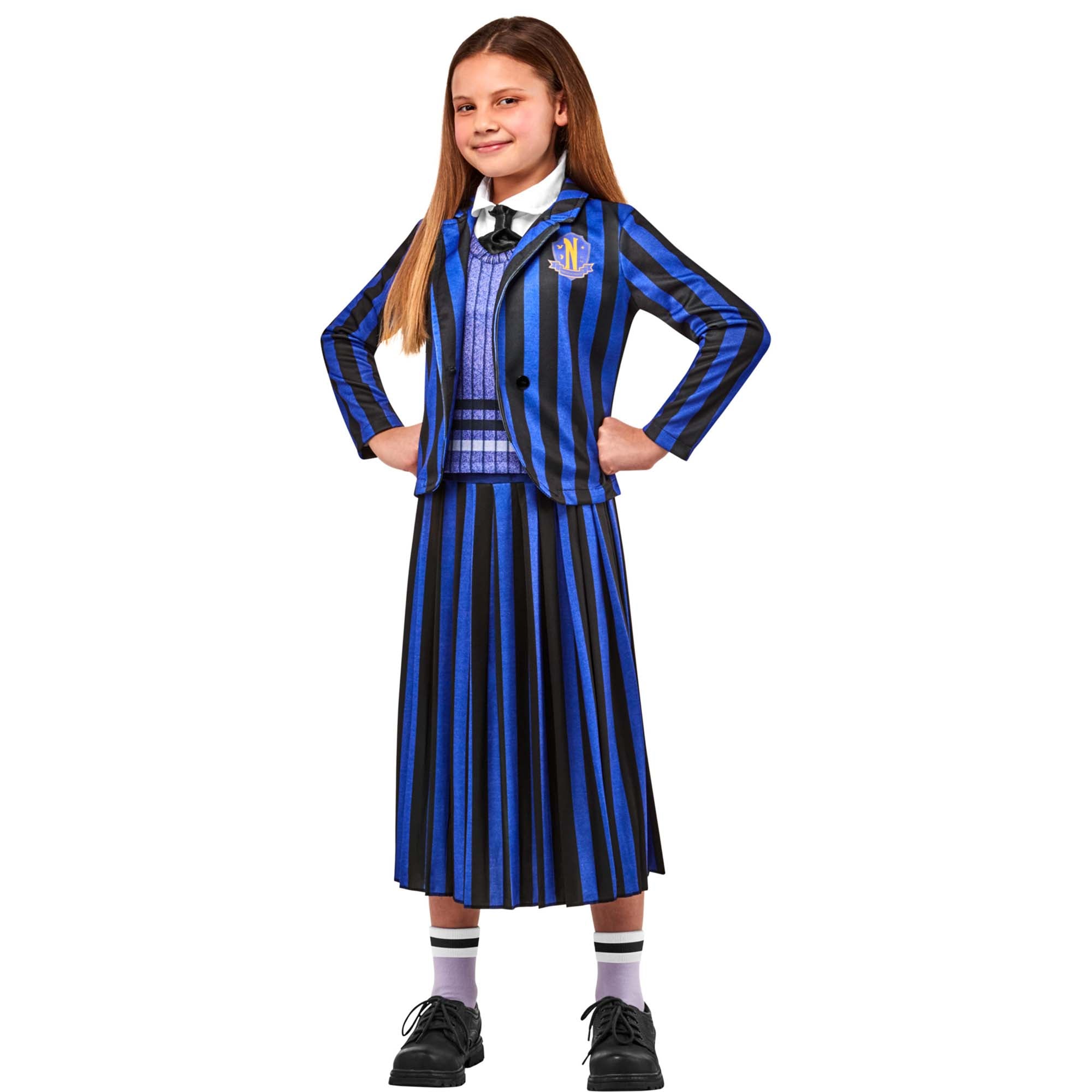 Wednesday Academy Uniform Costume for Kids