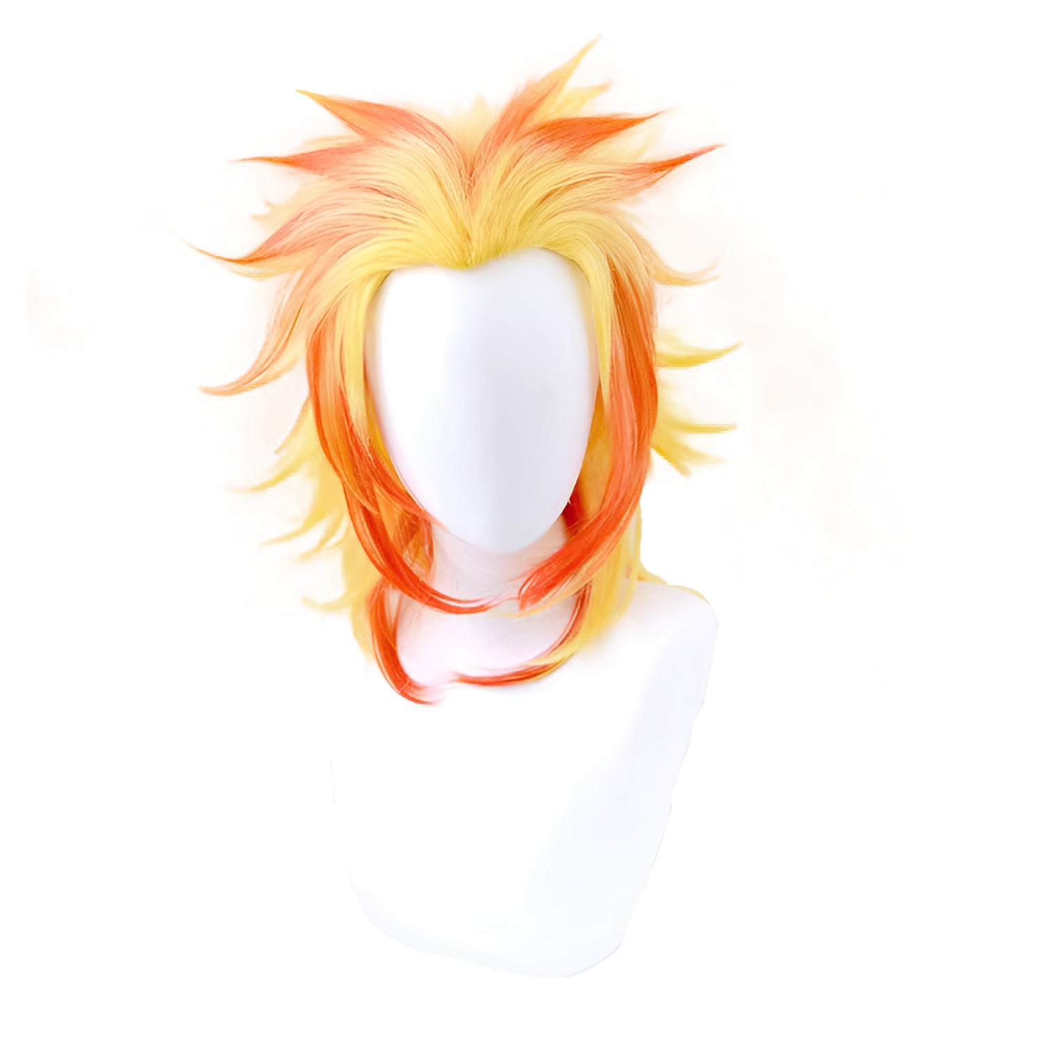 Flame Pillar Anime Wig for Adults