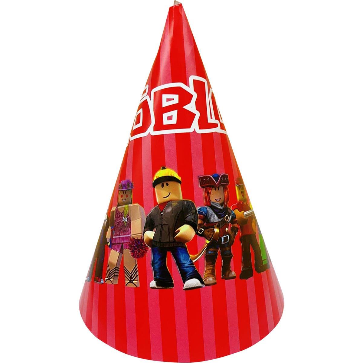 Roblox Birthday Paper Hats, 6?Count