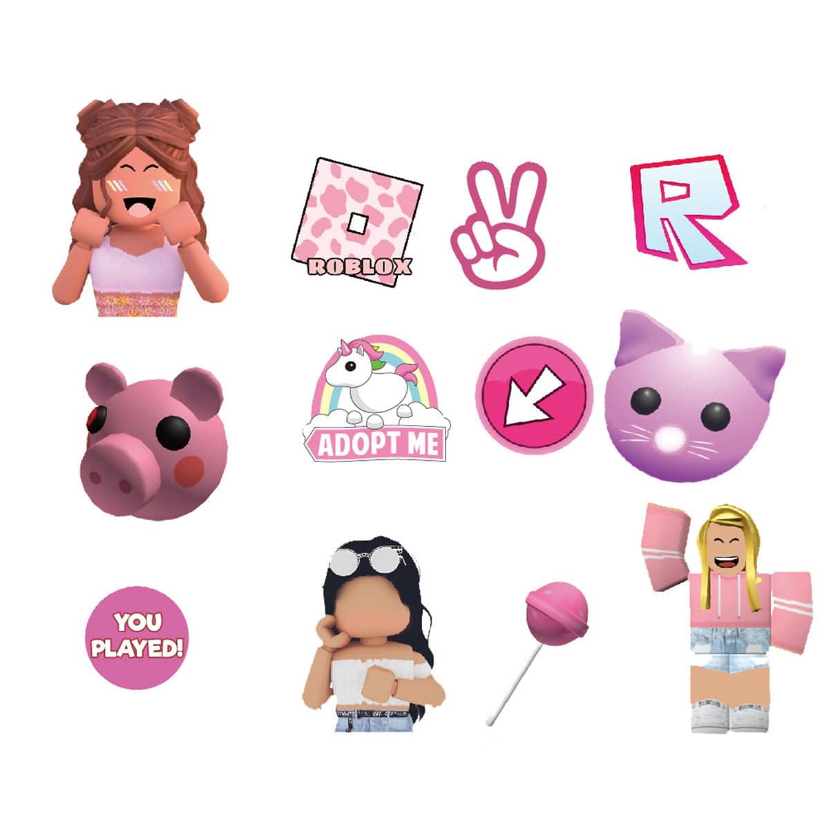 Roblox Girl Photo Booth Props, 12?Count