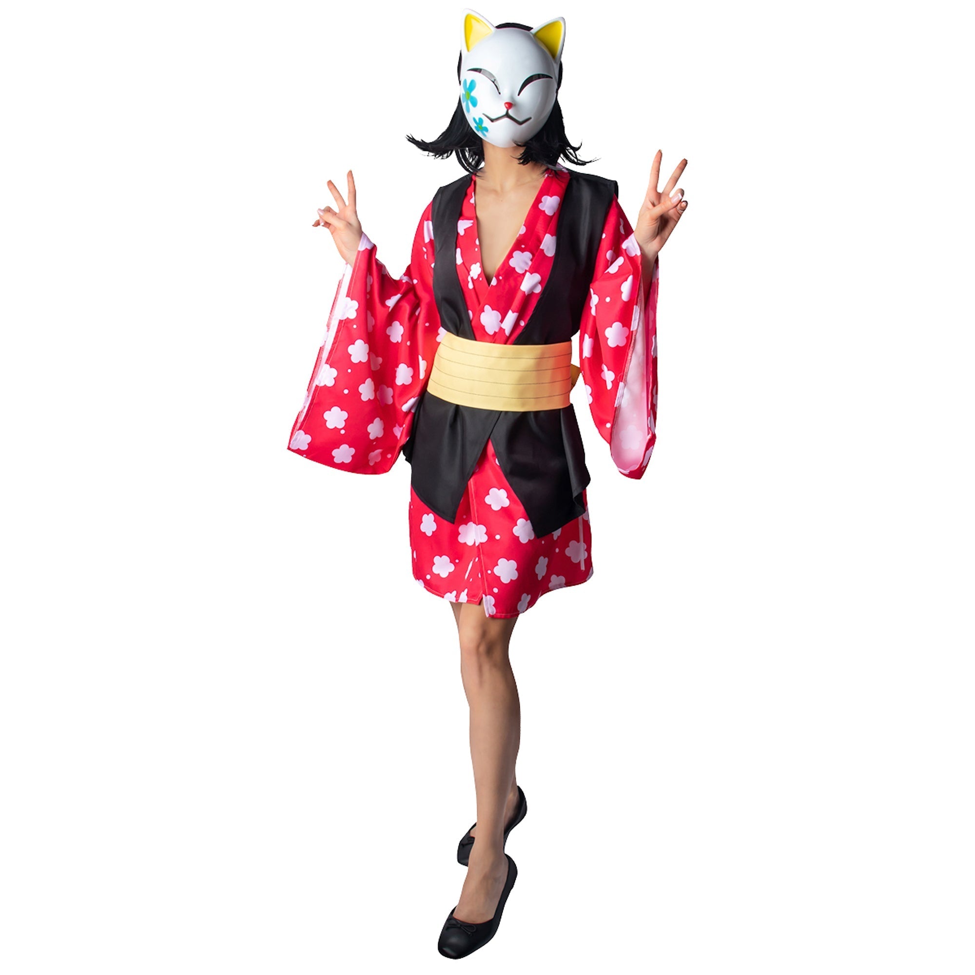 Demon Fox Anime Costume for Adults