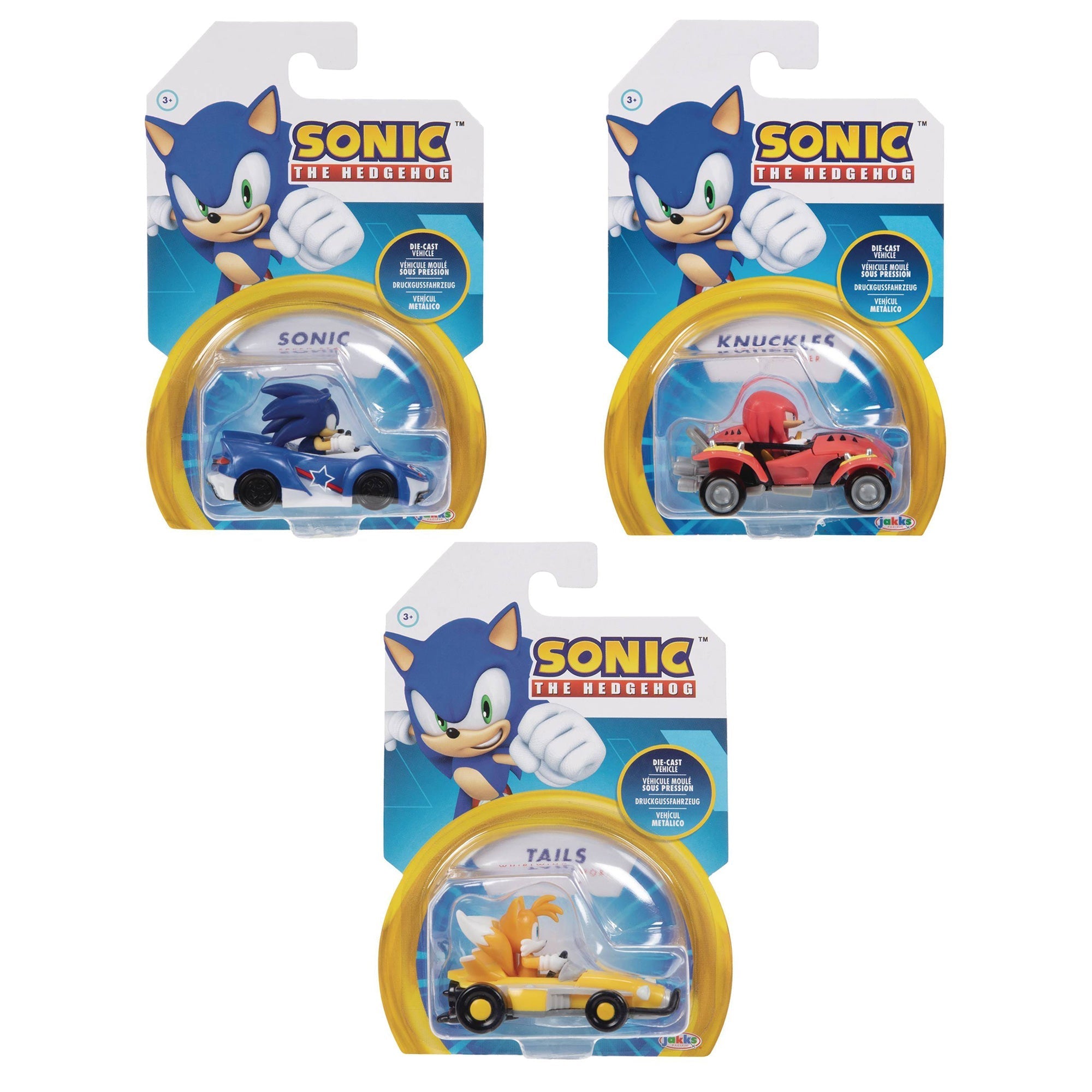 Sonic the Hedgehog Die-Cast Vehicle, Assortment, 1 Count