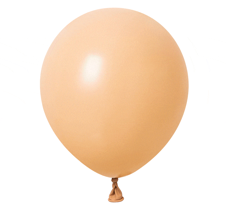 Blush Nude Latex Balloon 12 Inches, 72 Count