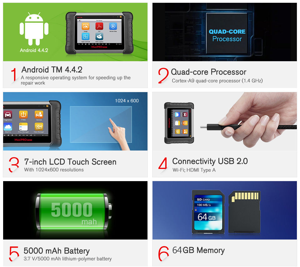 Autel MaxiPRO MP808TS Diagnostic Tool 4