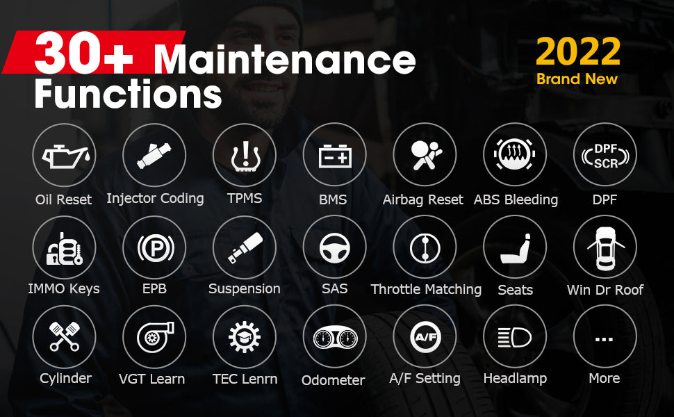 Autel MaxiPRO MP808TS Diagnostic Tool 30+ Maintenance Functions