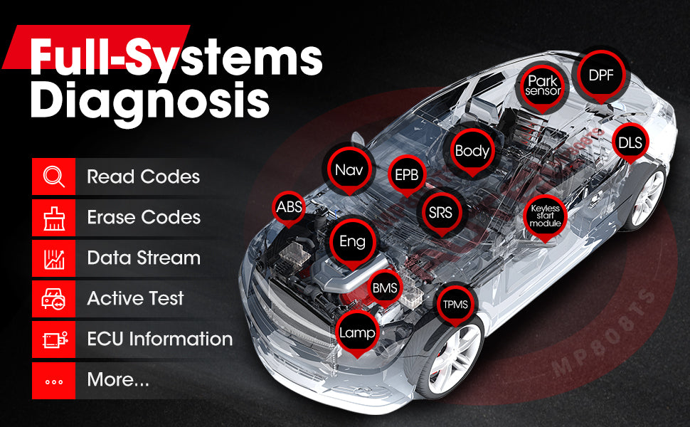 Autel MaxiPRO MP808TS Diagnostic Tool Full-Systems Diagnosis