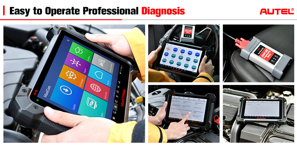 Autel MaxiCOM MK908 Full System Diagnostic Tool Car OBD2 scanner is easy to operate professional diagnosis.