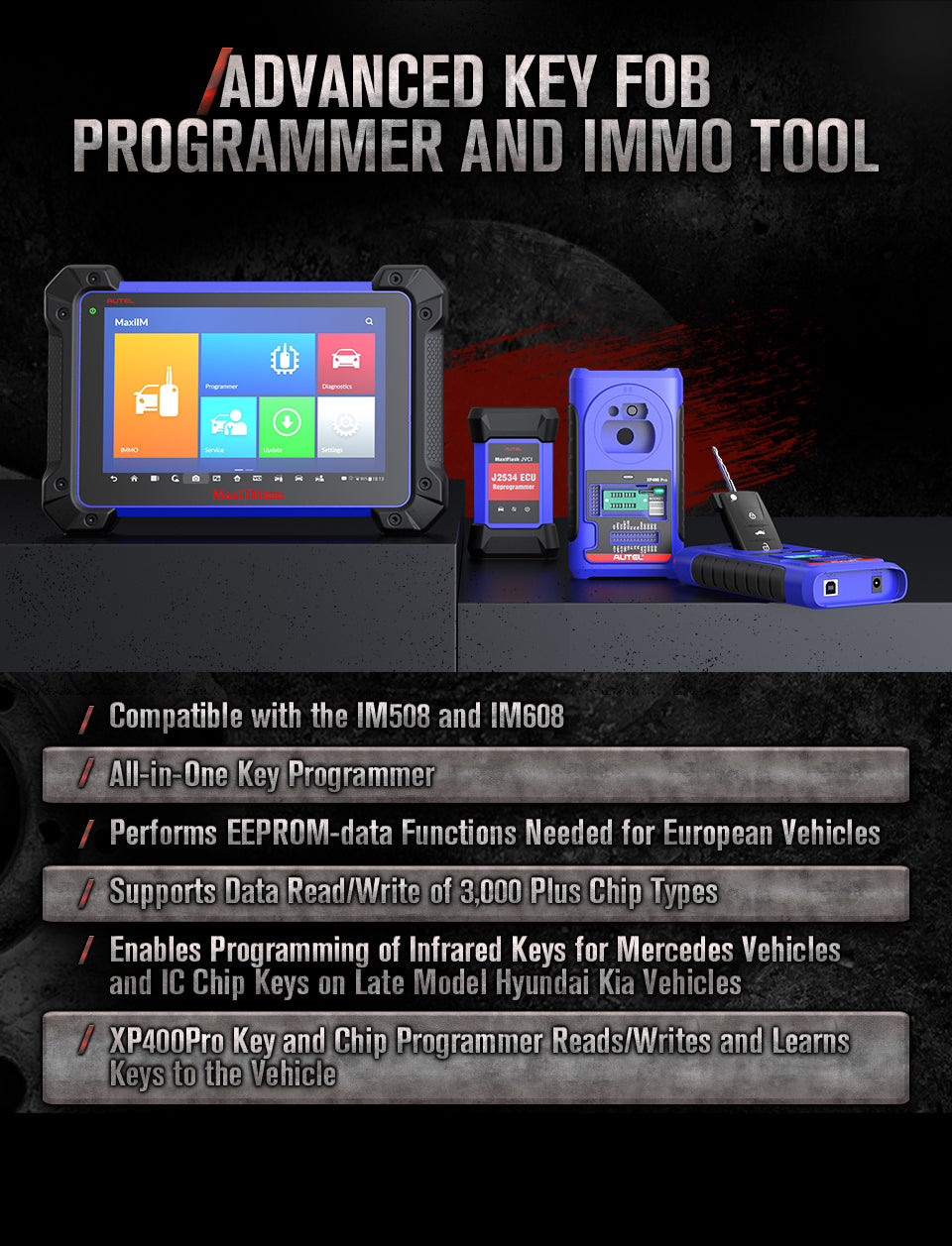 Autel MaxiIM IM608 Pro Full System Car Diagnostic Tool IMMO TOOL