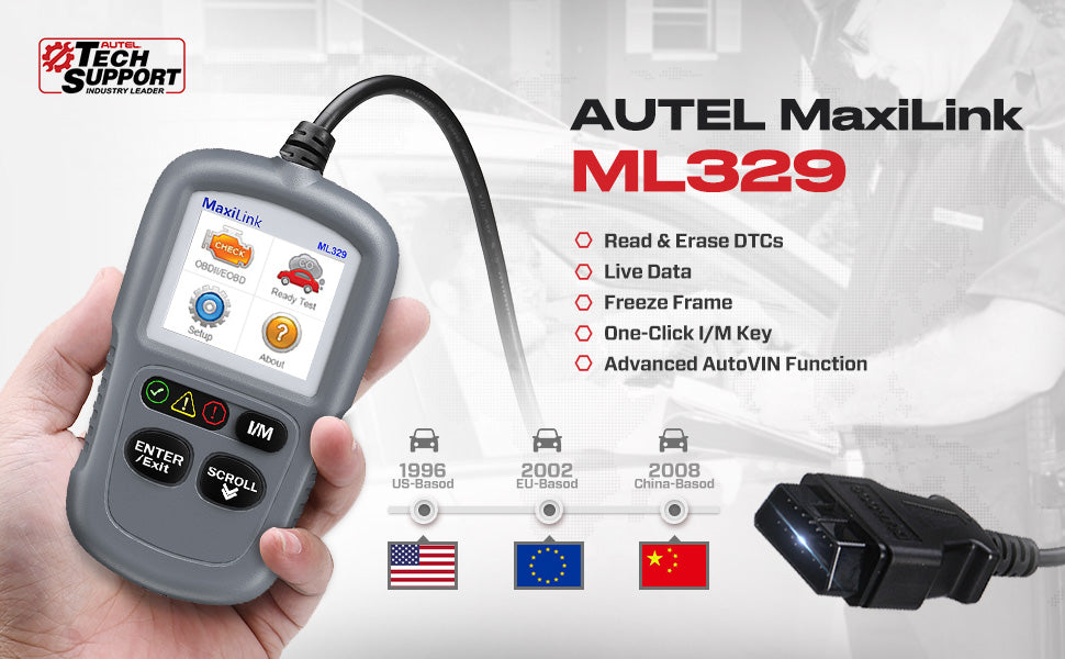 Autel MaxiLink ML329 OBD2 Code Reader overview
