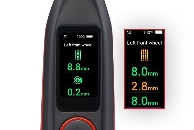 Autel MaxiTPMS TBE100 Tire Tread and Brake Disc Wear Examiner