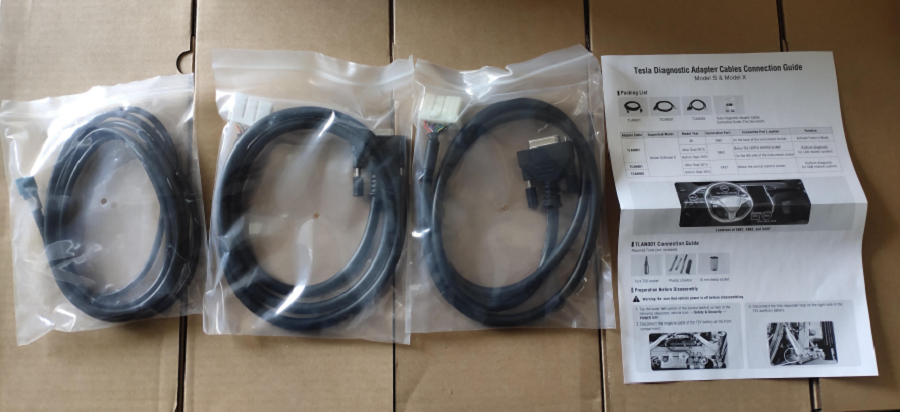 Autel Tesla Diagnostic Adapter Cables for