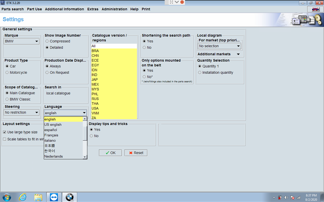 BMW Software ICOM Diagnostic & Programming V2020.08 ISTA D/P Software Win7 64bit HDD/SSD