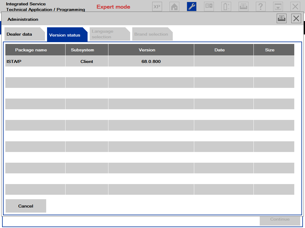 BMW ISTA Diagnostic Software V2021.03 Display