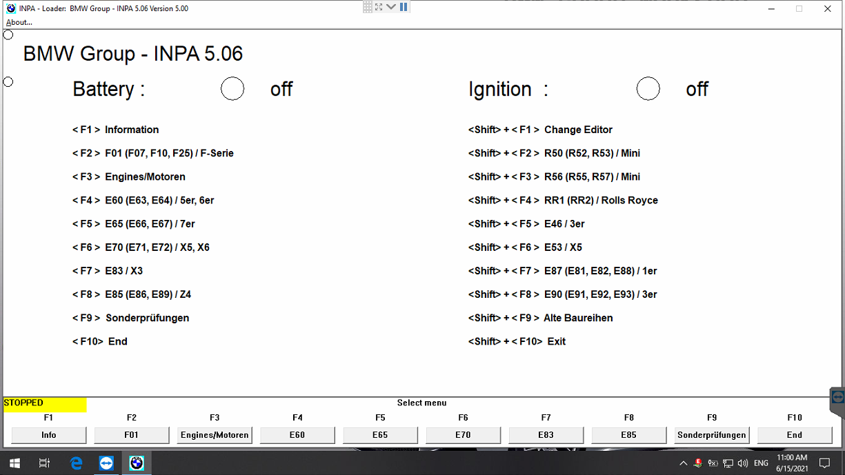 BMW ISTA Diagnostic Software V2021.06 Display