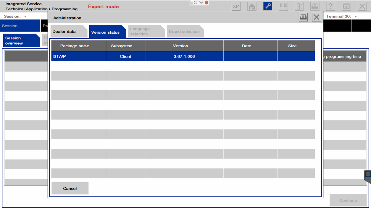BMW Software Version: V2020.06