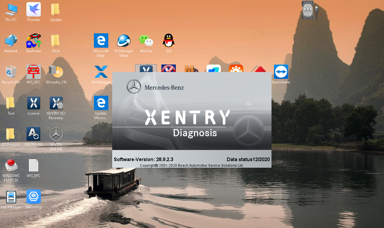 OEM C6 XENTRY Software V2020.12 for Benz C6 OEM Xentry Diagnostic VCI