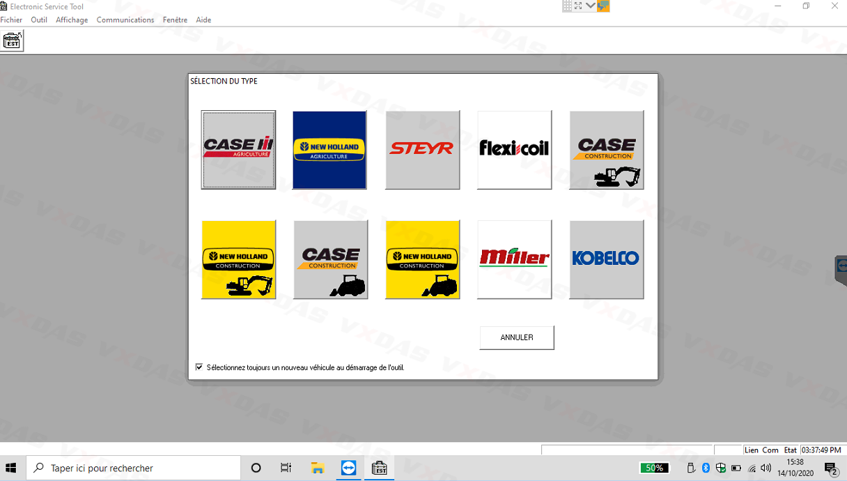 CNH DPA5 Software Display