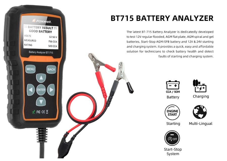 Foxwell BT-715 Battery Analyzer