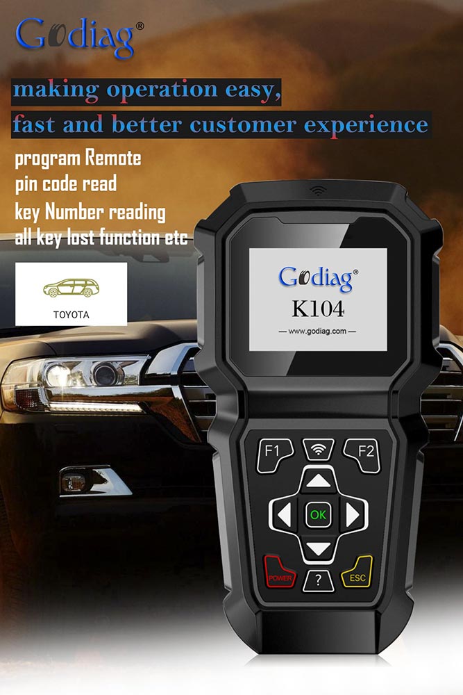 GODIAG K104 Toyota Key Programmer