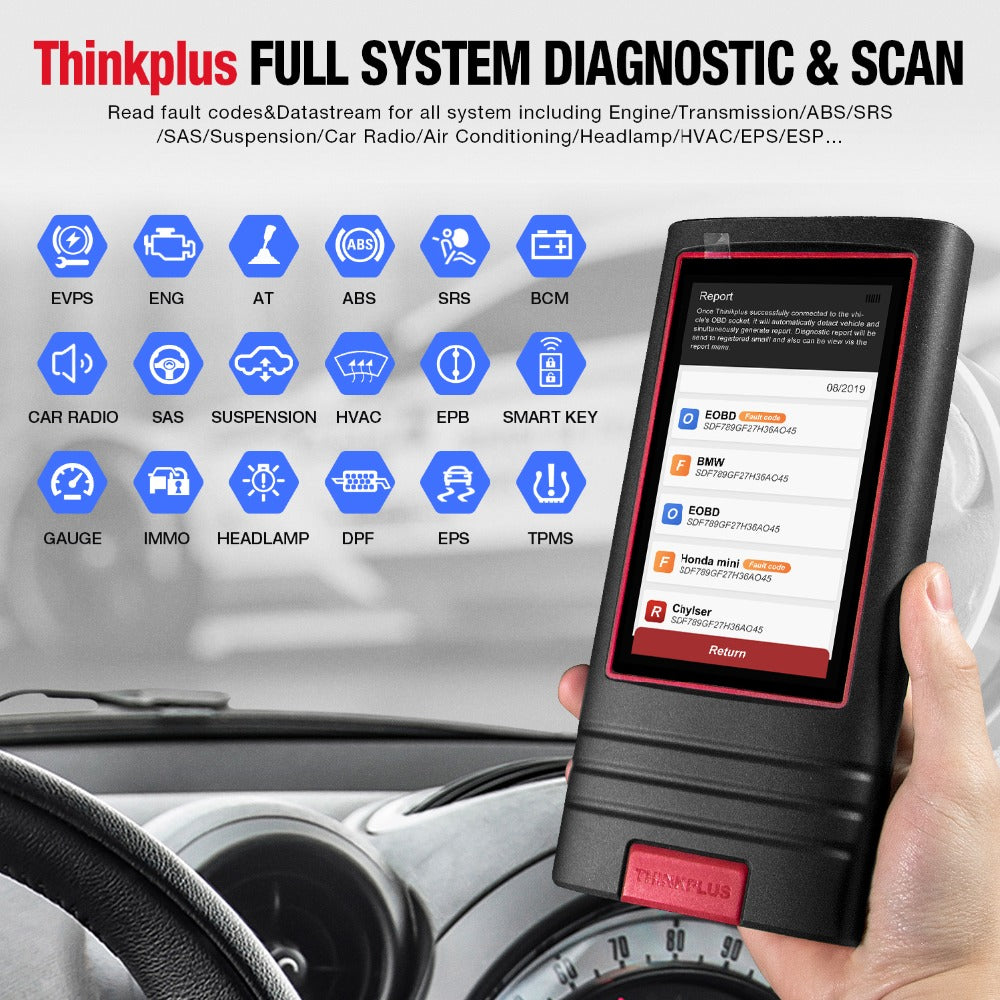 启动Thinkcar Thinkplus智能汽车完整系统诊断工具