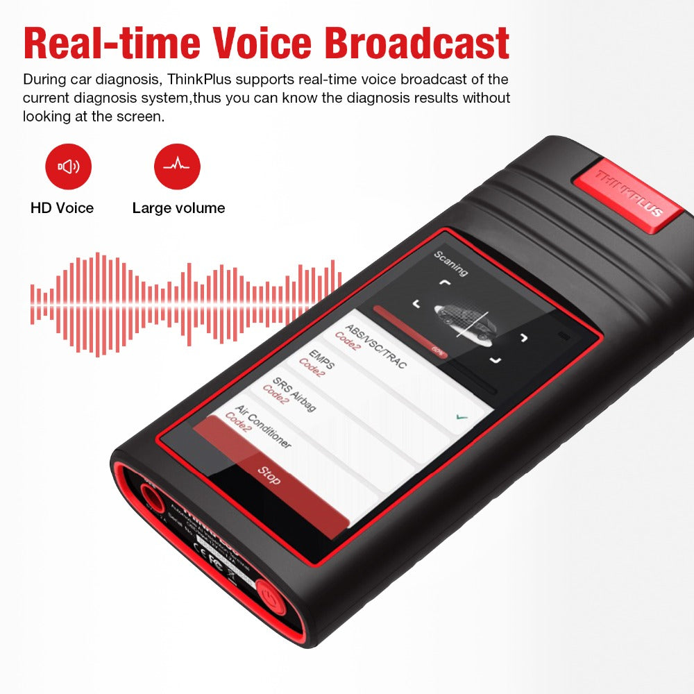 Real-time Voice Broadcast Function of Thinkplus