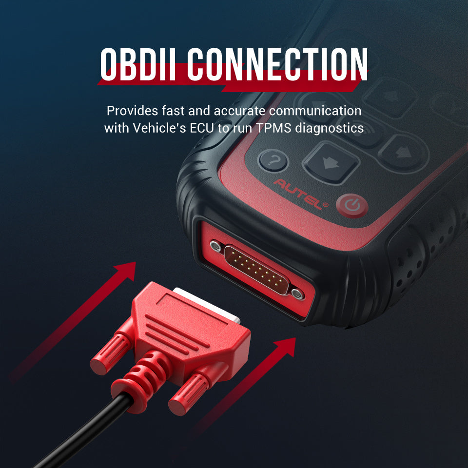 MaxiTPMS TS508K TPMS Diagnostic Tool OBDIL CONNECTION