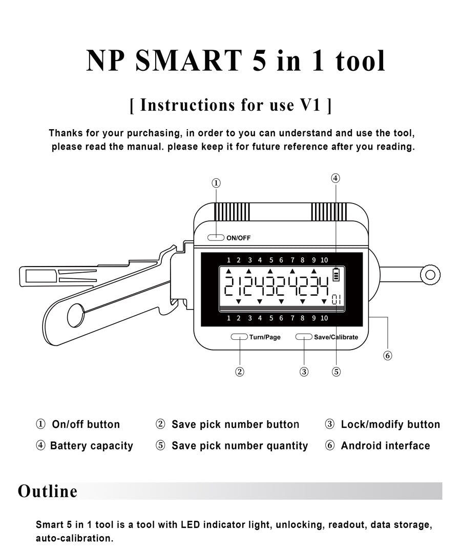 np tools smart 5 in 1 HU66V.3