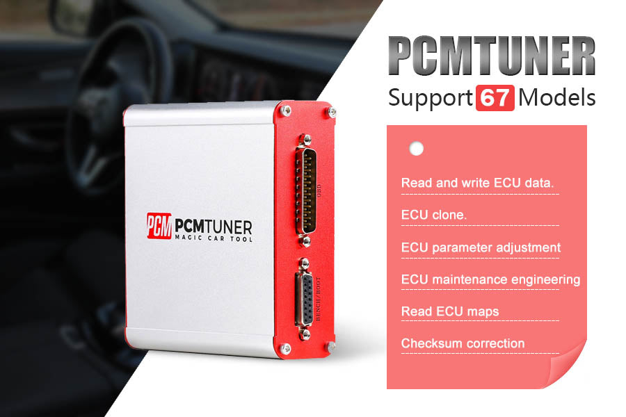 PCMtuner ECU Programmer Support 67 modules
